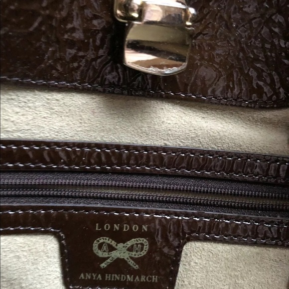 Luxury Item! Authentic Patent Leather Anya Hindmarch Tote & Handbag Protector - Picture 5 of 10